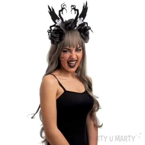 opaska party czarne duszki carnival toys