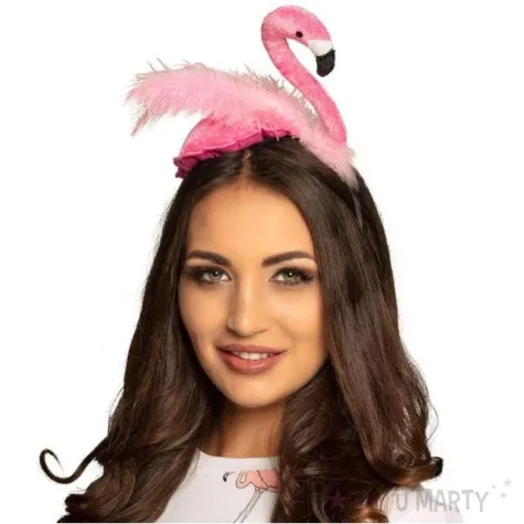 opaska party flaming rozowy boland