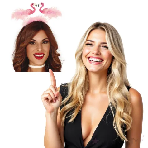 opaska party flamingi puchate guirca