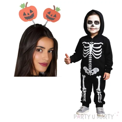 opaska party halloweenowe dynie pomaranczowa amscan