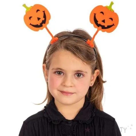 opaska party halloweenowe dynie pomaranczowa carnival toys