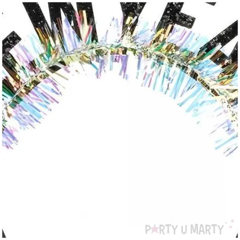 opaska party happy new year sylwester czarny partydeco