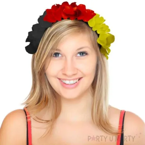 opaska party hawajskie kwiaty mix folat