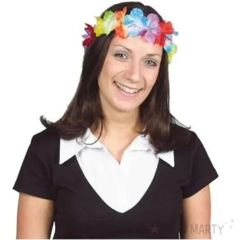 opaska party hawajskie kwiaty mix partytino