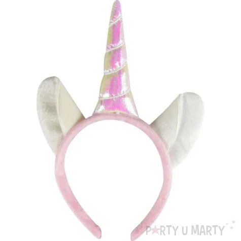 opaska party jednorozec opalizujaca rozowa arpex