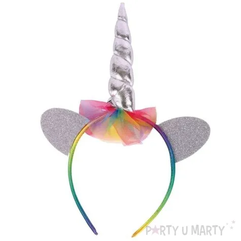 opaska party jednorozec szary fyasa