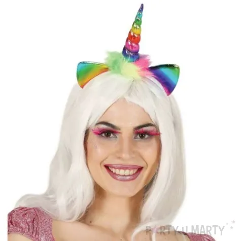 opaska party jednorozec teczowy guirca