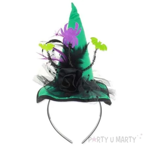 opaska party kapelusz piora i nietoperze turkusowa godan