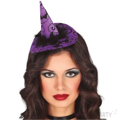 opaska party kapeulsz czarownicy halloween fioletowy guirca