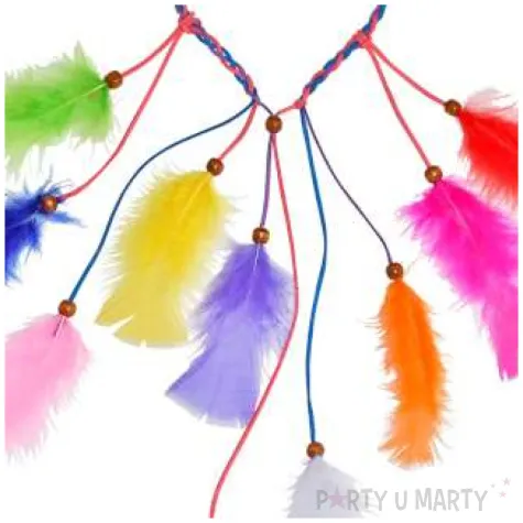 opaska party kolorowe piora widmann