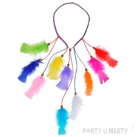 opaska party kolorowe piora widmann