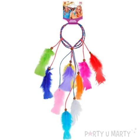 opaska party kolorowe piora widmann