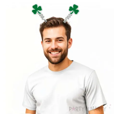 opaska party koniczynka sw patryka zielony