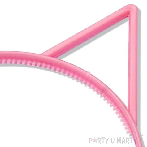 opaska party kotek sketch light rozowy