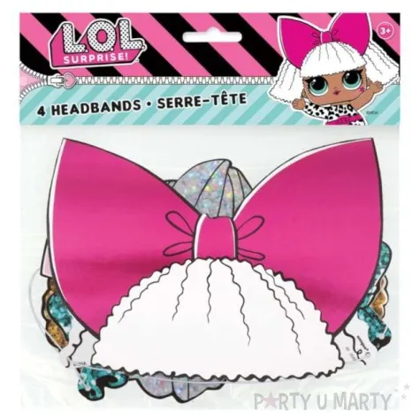 opaska party lol surprise unique 4 szt