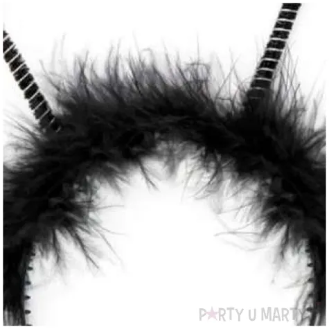 opaska party nietoperz i kapelusz czarna partypal