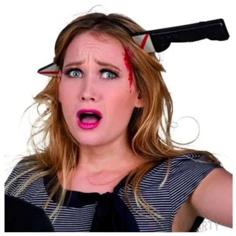 opaska party noz w glowie partytino