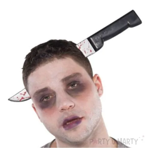 opaska party noz w glowie plastikowy amscan