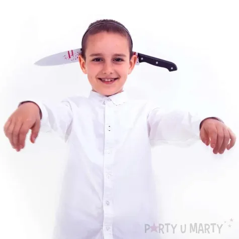 opaska party noz w glowie plastikowy partypal