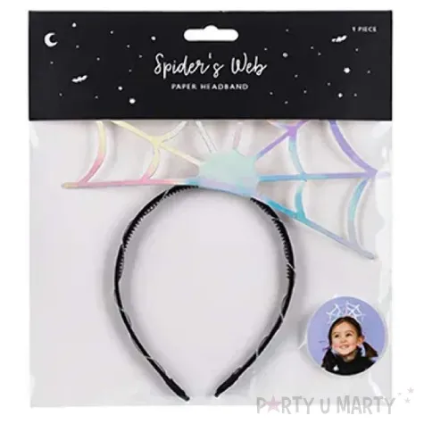 opaska party pajeczyna opalizujaca partydeco