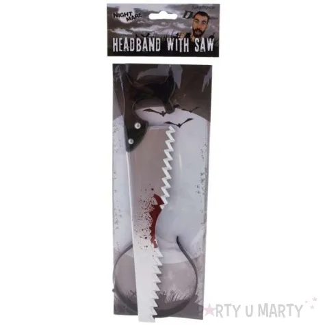 opaska party pila w glowie funny fashion