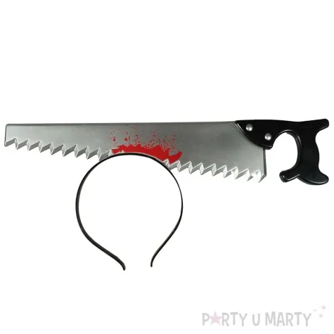 opaska party pila w glowie szary czarny arpex 36 cm