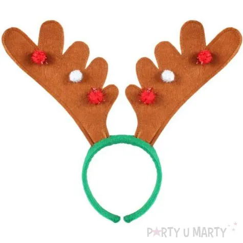 opaska party renifer pomponiki godan