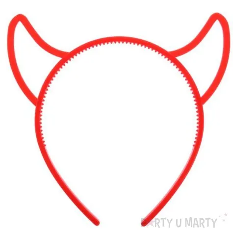 opaska party rogi diabelka czerwona arpex