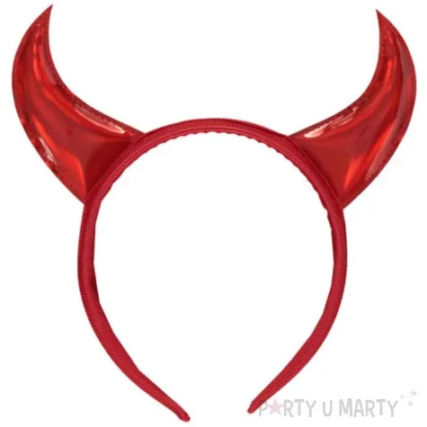 opaska party rogi diabla czerwony amscan