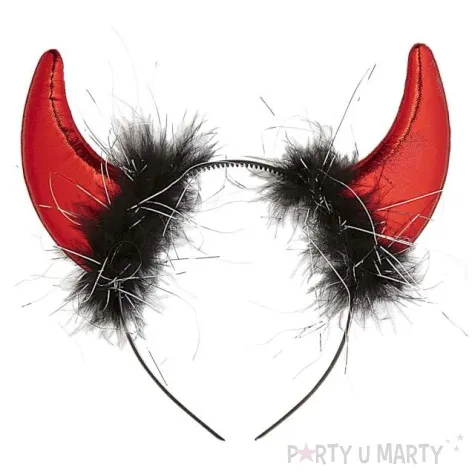 opaska party rogi diablicy czerwone widmann