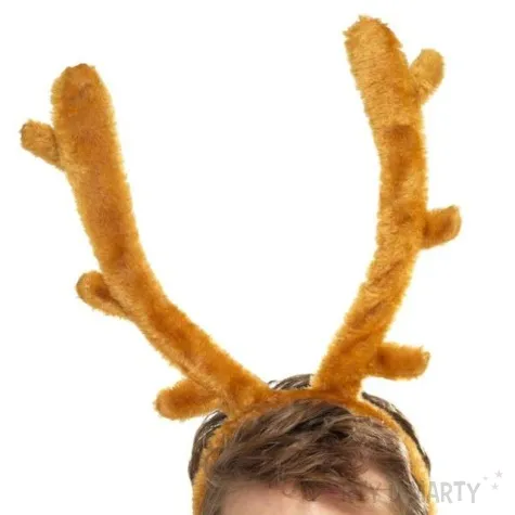 opaska party rogi renifera xl brazowy smiffys