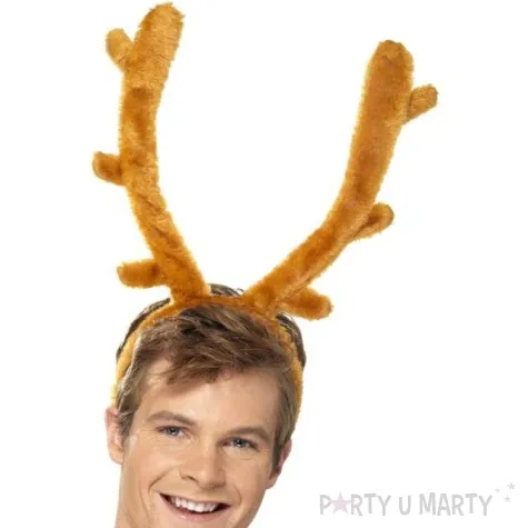 opaska party rogi renifera xl brazowy smiffys