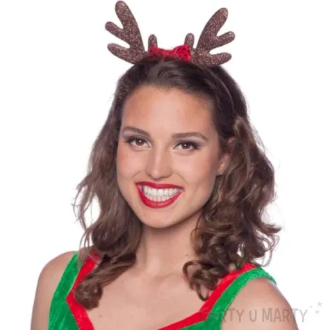 opaska party rogi renifera z mucha folat