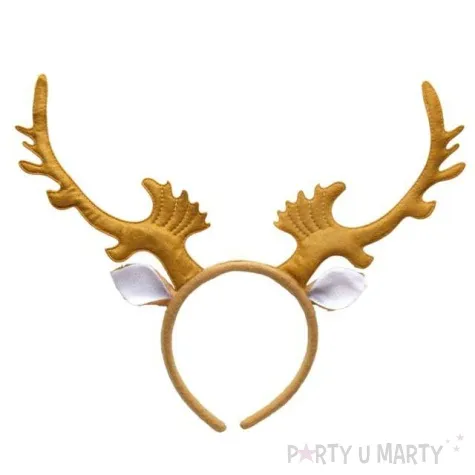 opaska party rogi renifera z uszami brazowy jasny widmann