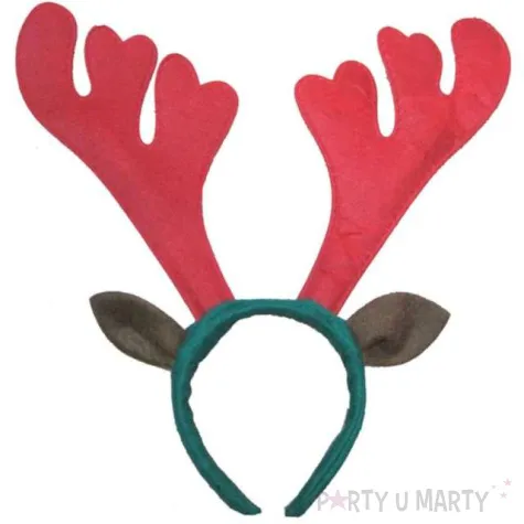 opaska party rogi renifera z uszami funny fashion