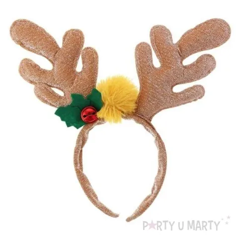 opaska party rogi renifera zlota godan