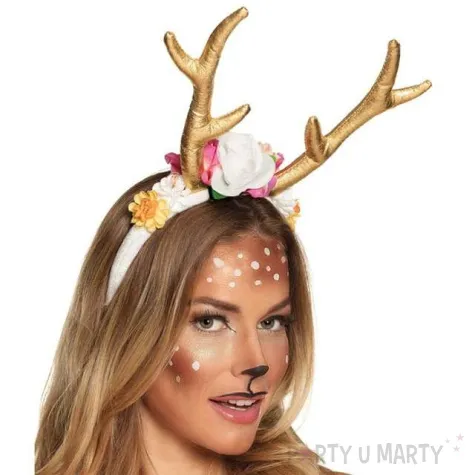 opaska party rogi renifera zlote boland