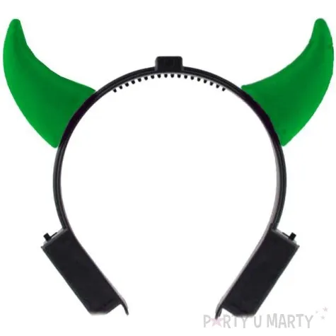 opaska party rogi swiecaca zielone