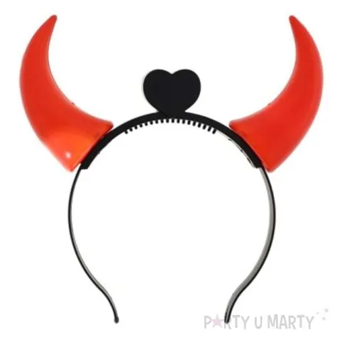 opaska party rogi swiecace czerwone arpex