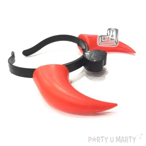 opaska party rogi swiecace czerwone topgift