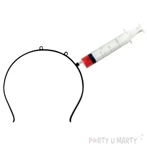 opaska party strzykawka w glowie boland