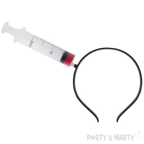 opaska party strzykawka w glowie plastikowa partypal