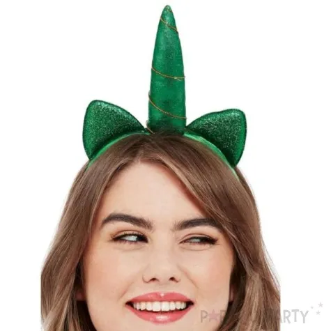 opaska party sw patryk jednorozec zielona smiffys