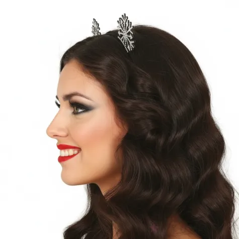 opaska party swiateczne platki sniegu guirca