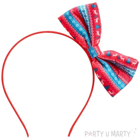 opaska party swiateczne renifery muszka folat