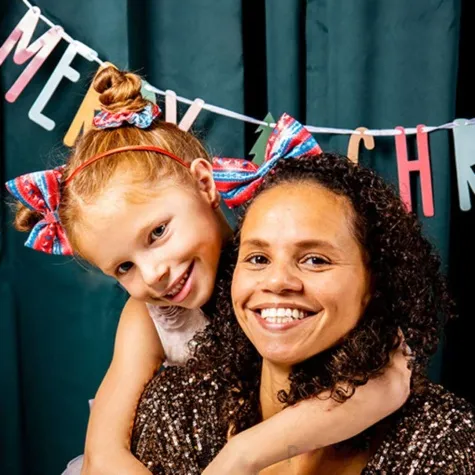 opaska party swiateczne renifery muszka folat