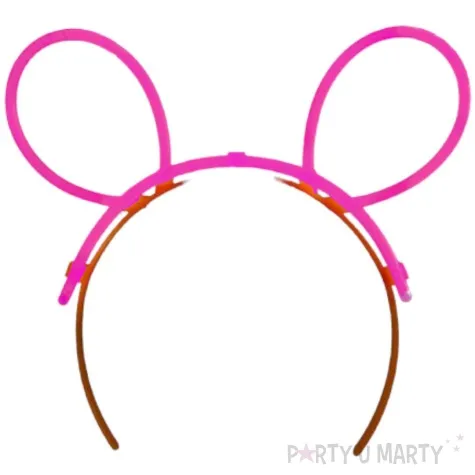 opaska party swietliki neon party rozowy arpex