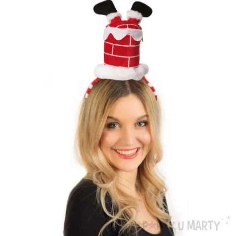 opaska party swiety mikolaj w kominie fries