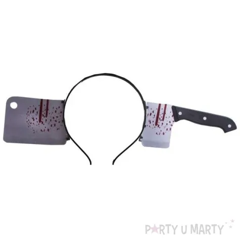 opaska party tasak w glowie funny fashion