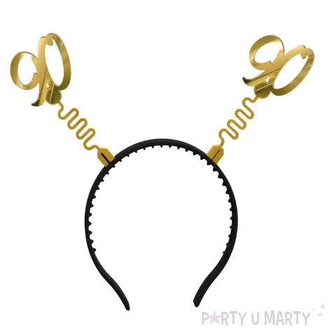 opaska party urodziny liczba 90 zloty